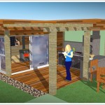 sauna ogrodowa